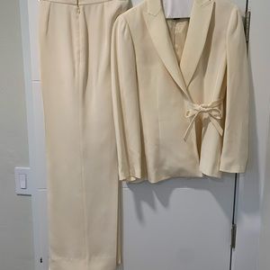Cream pant suit, Ann Taylor